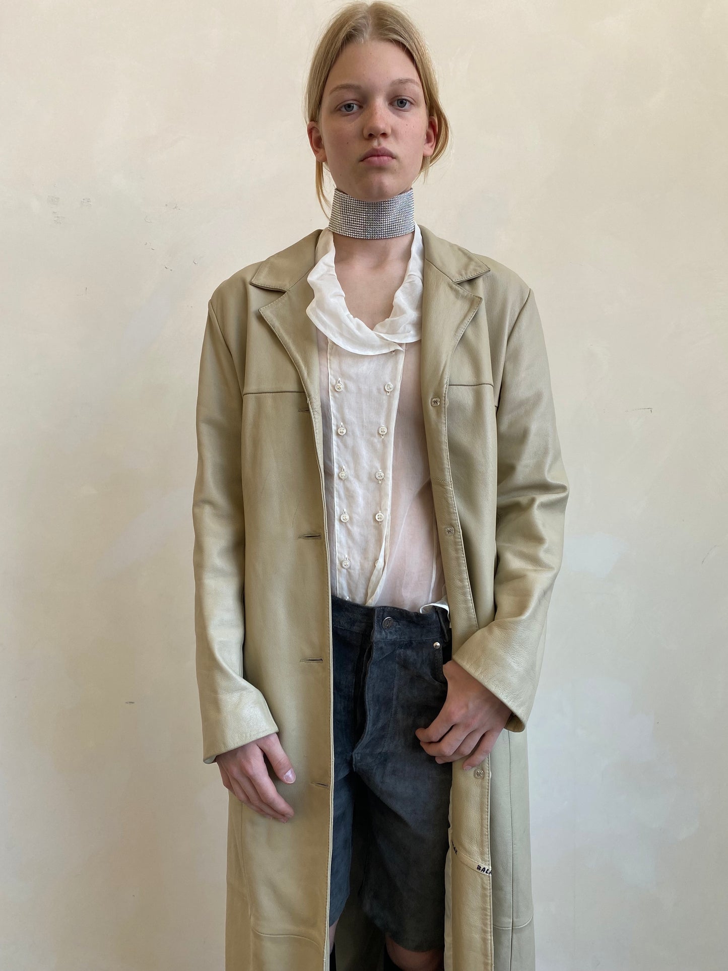 Leather Trenchcoat