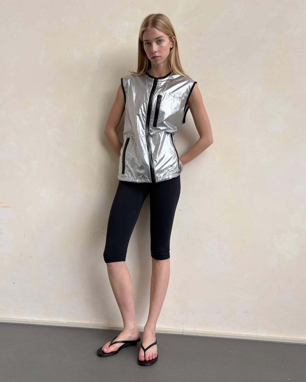 Silver vest