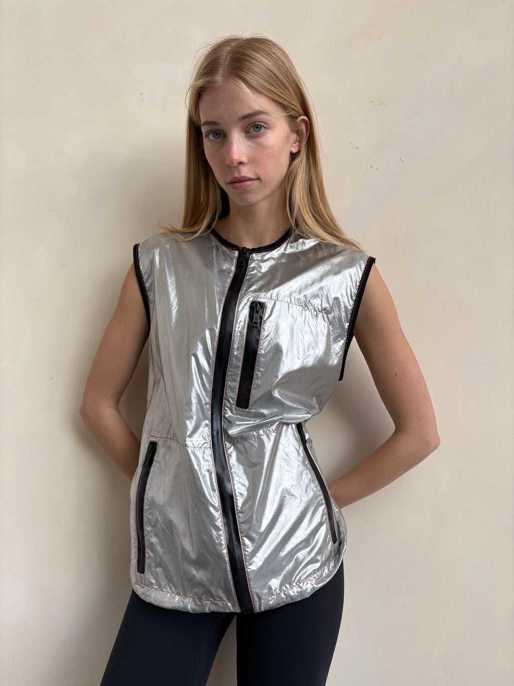 Silver vest