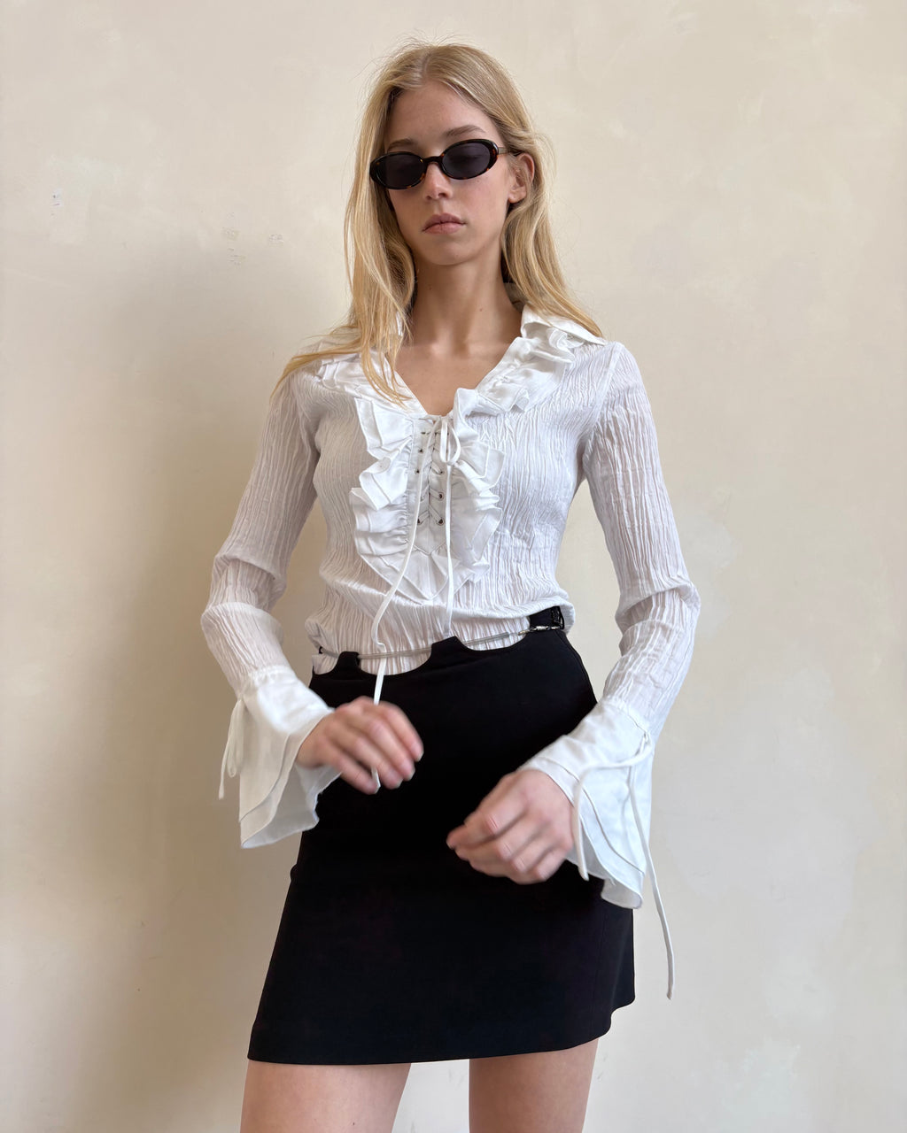 Blanc nature top