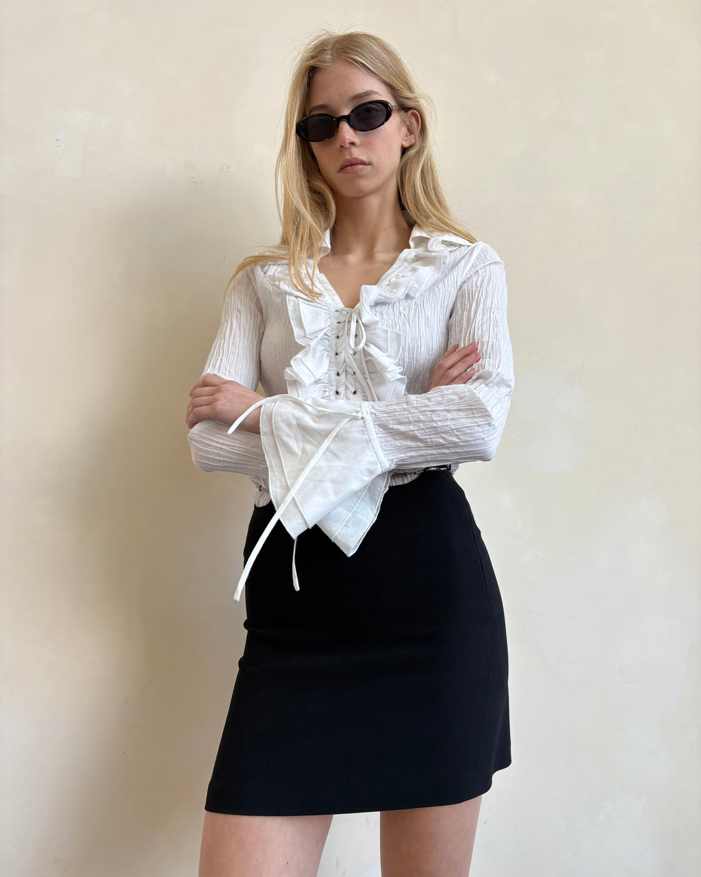 Blanc nature top