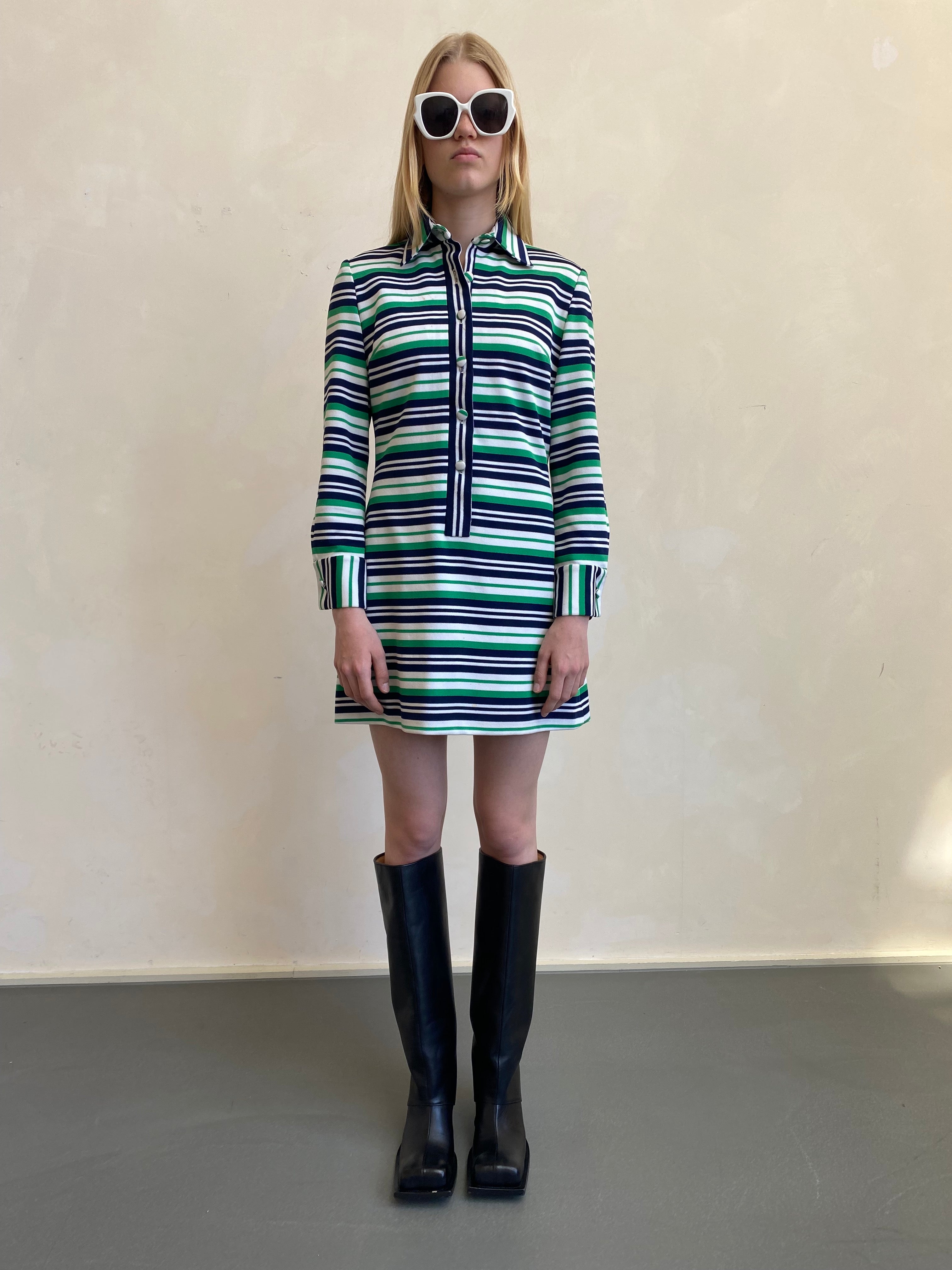 70's Striped Dress