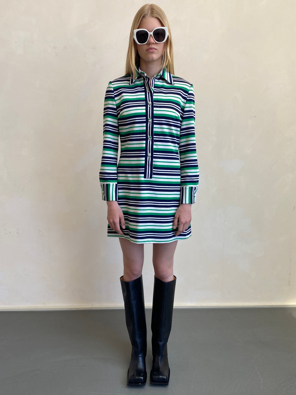 70's Striped Dress