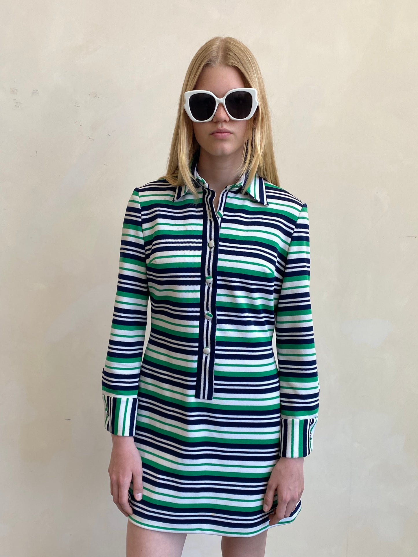 70's Striped Dress