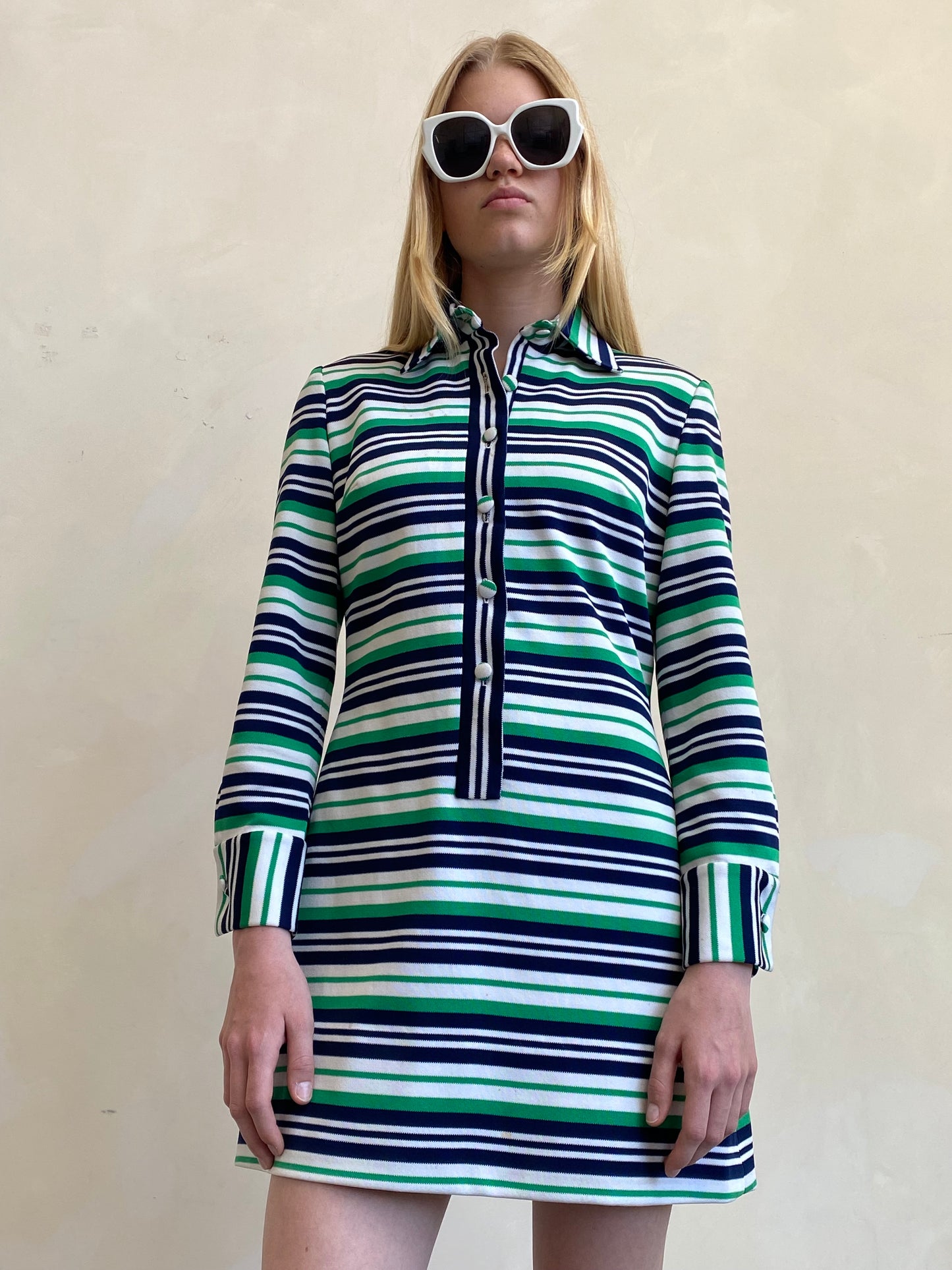 70's Striped Dress