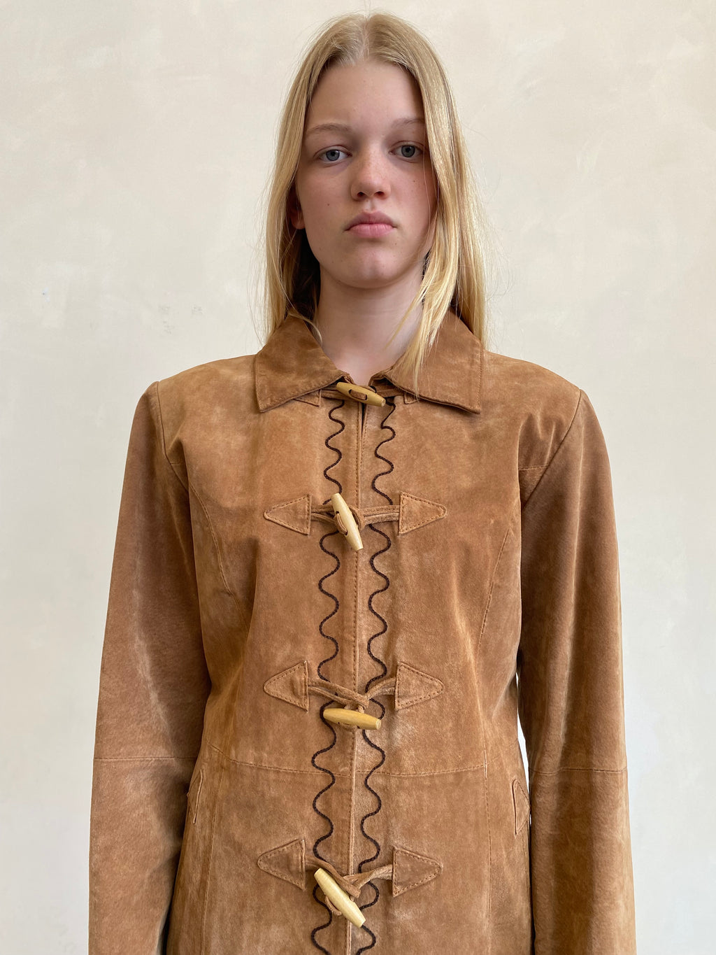 Suede Dress with cords