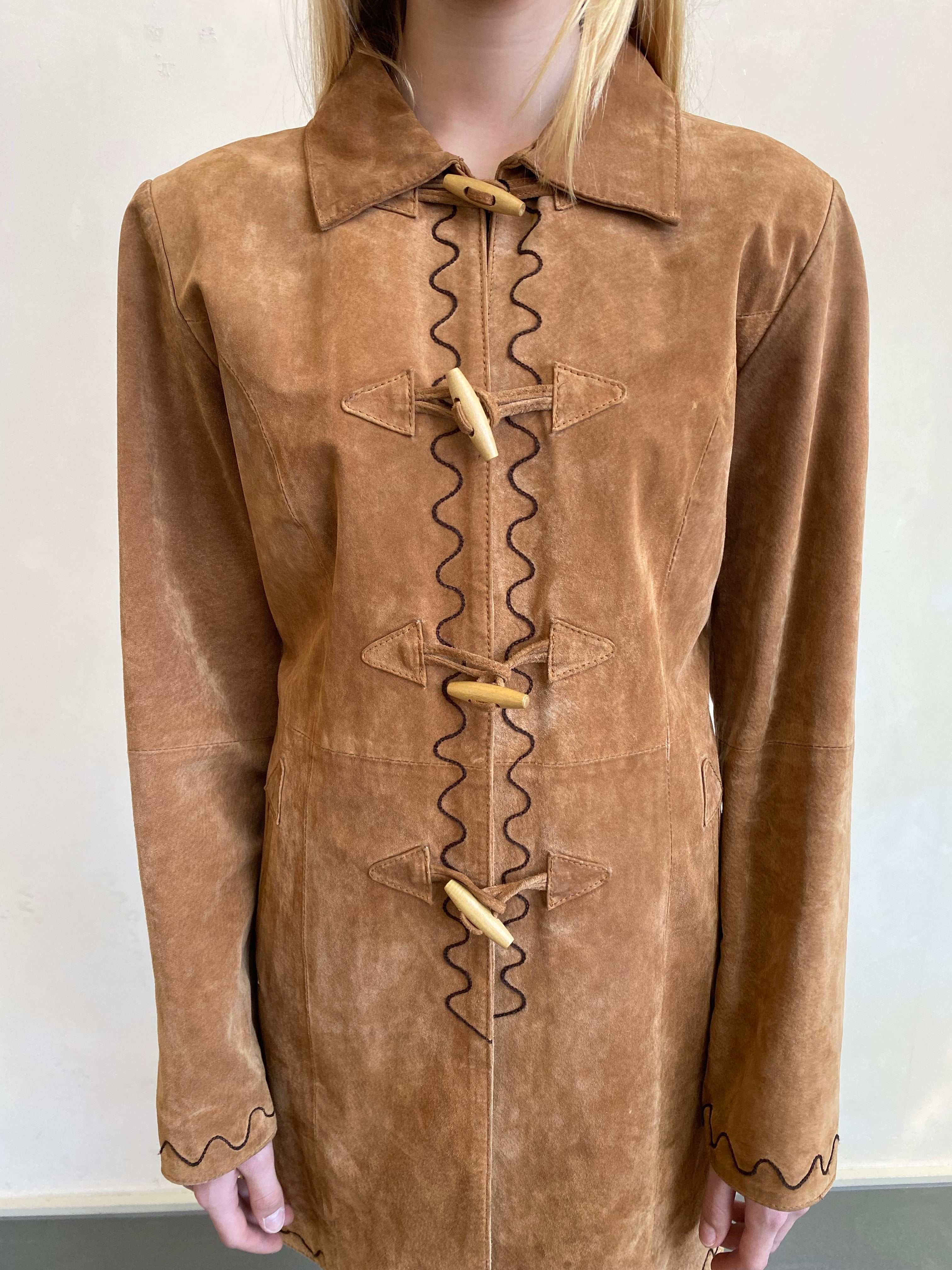 Suede Dress with cords