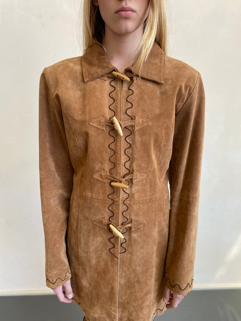 Suede Dress with cords