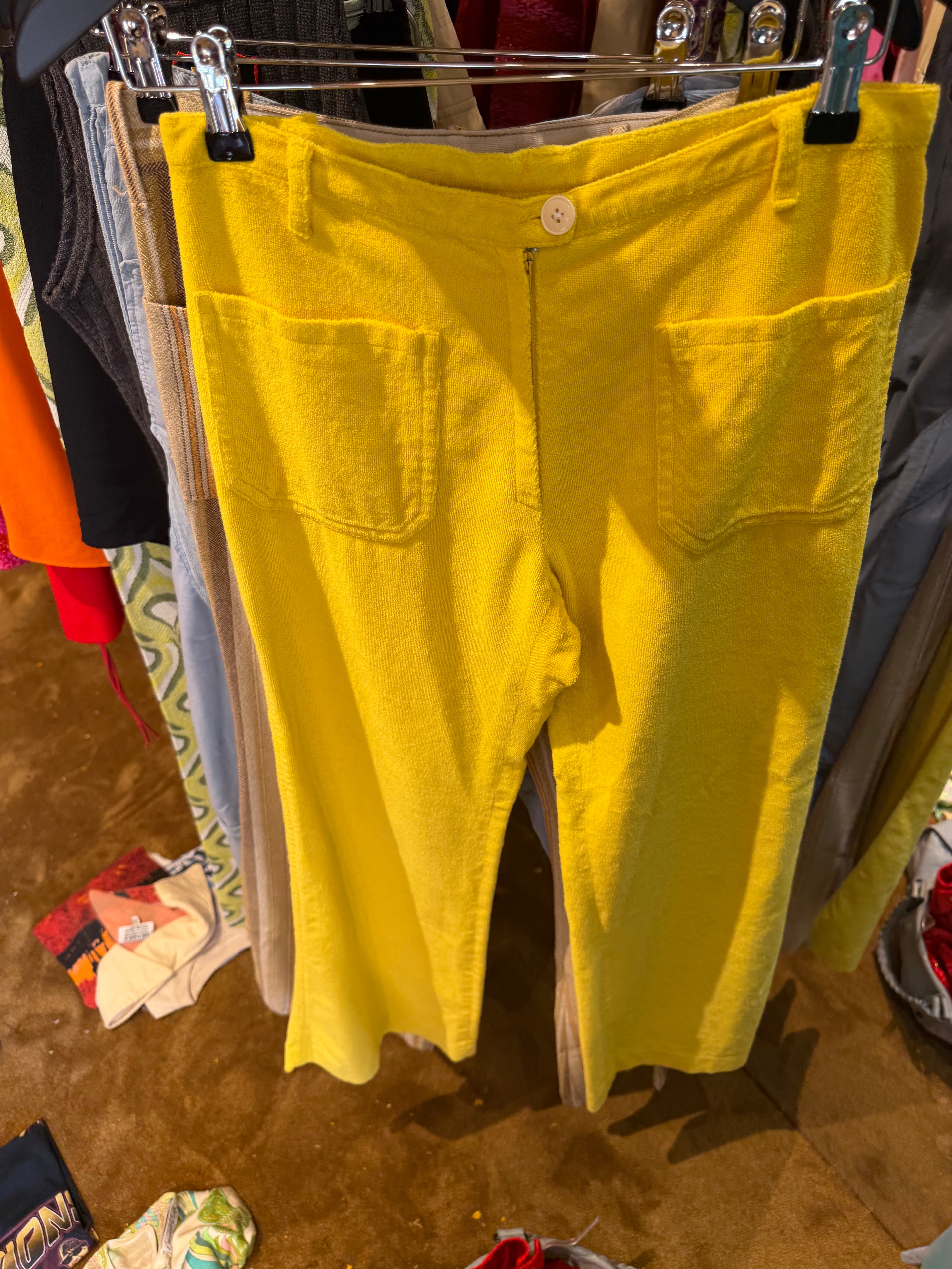 Yellow Corduroy Pants