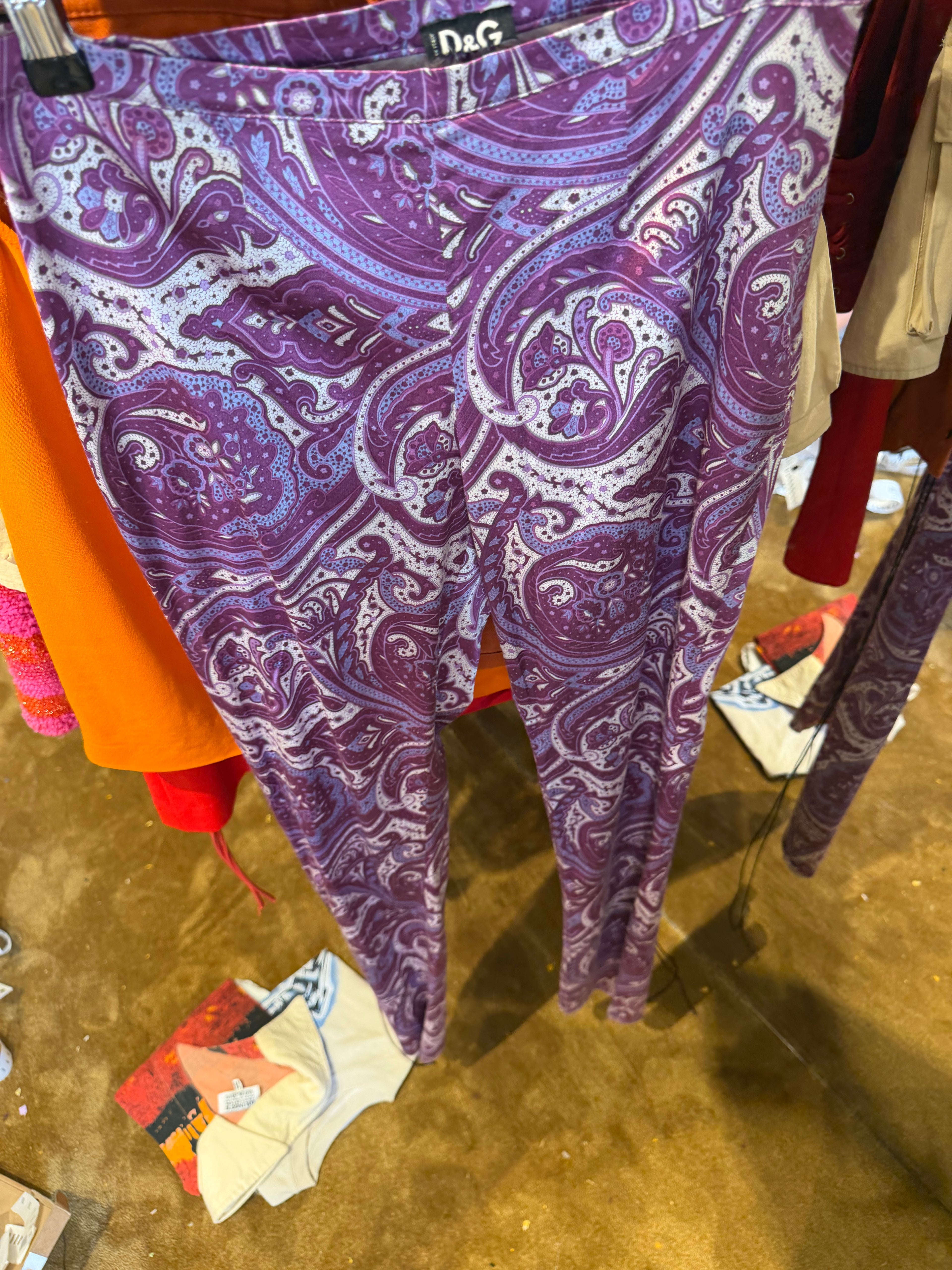 D&G Paisly Purple pants