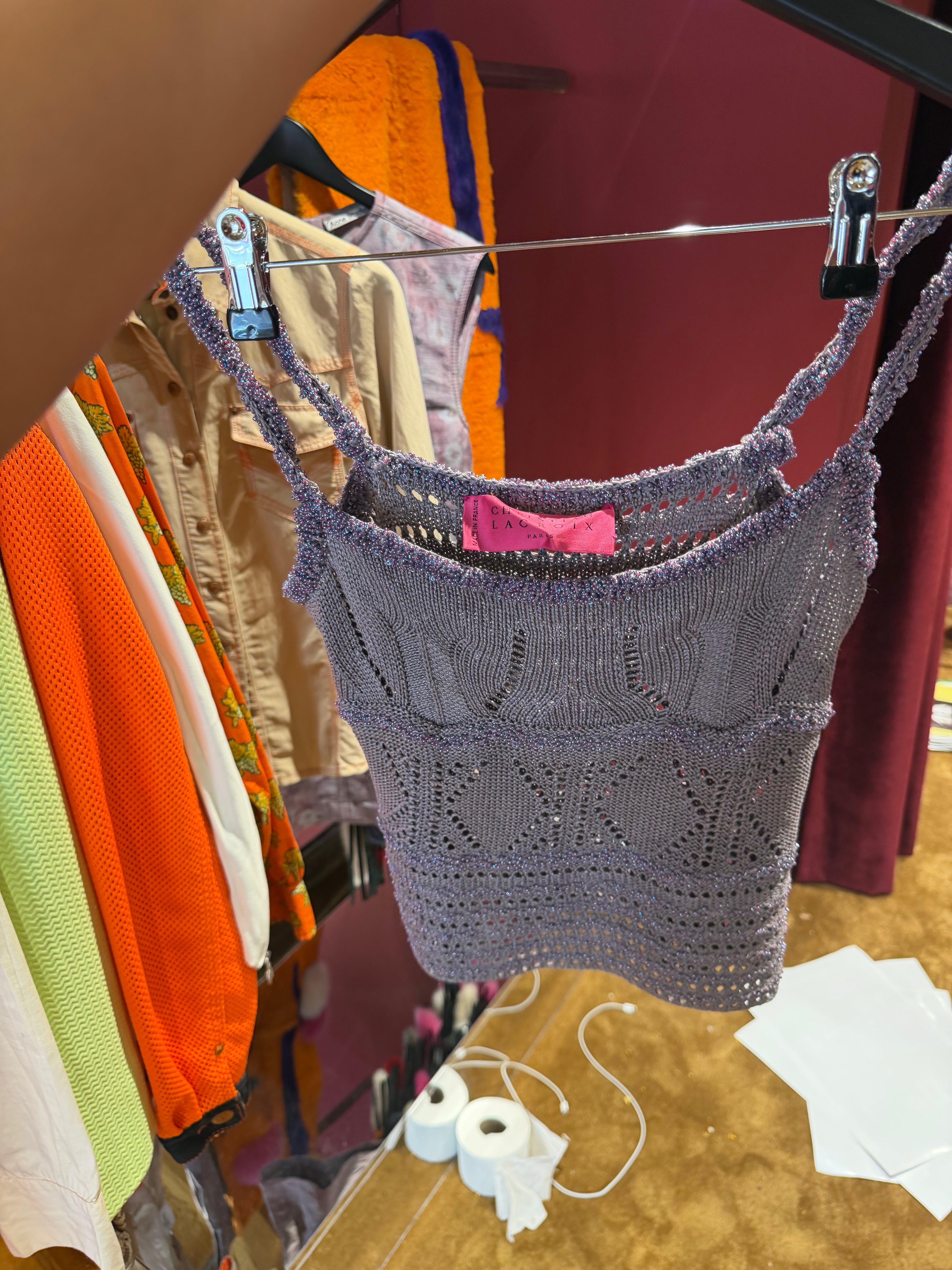 Christian Lacroix Crochet Top