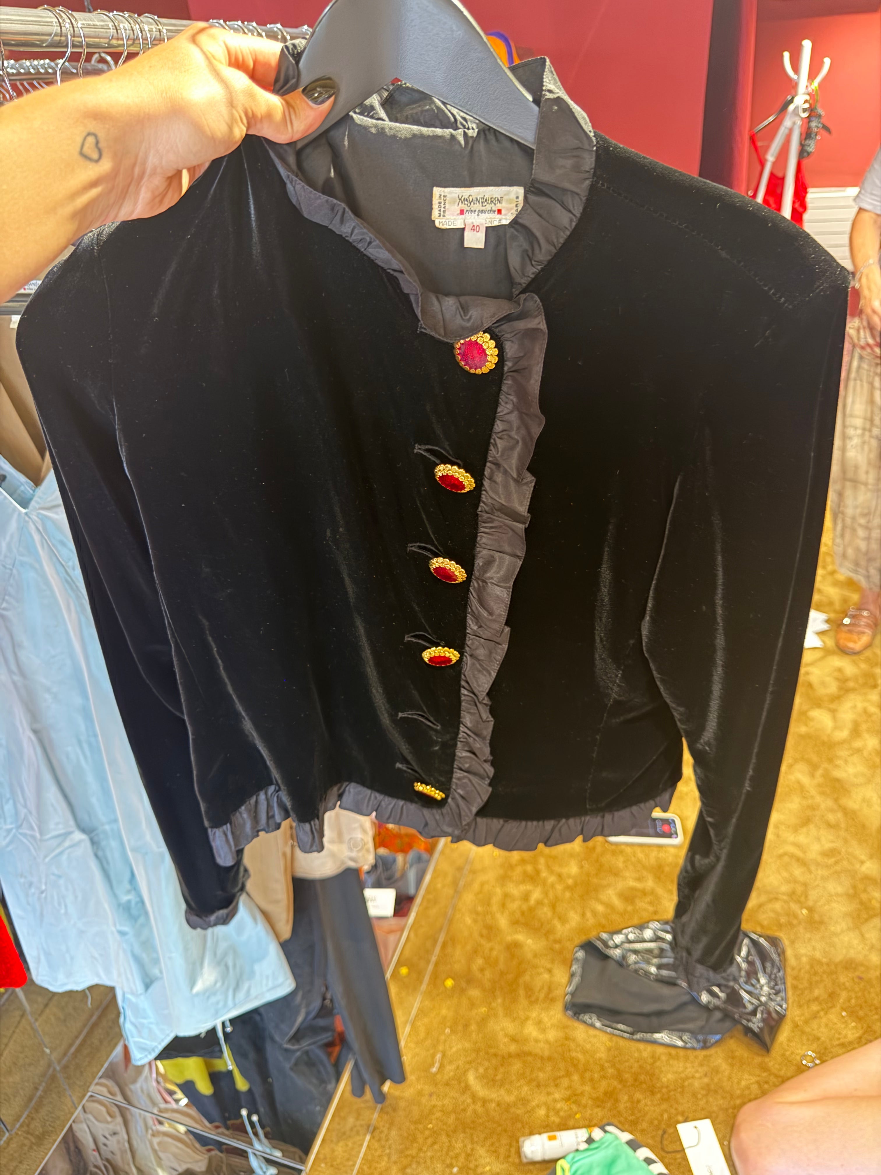 Yves Saint Laurent Velvet Jacket