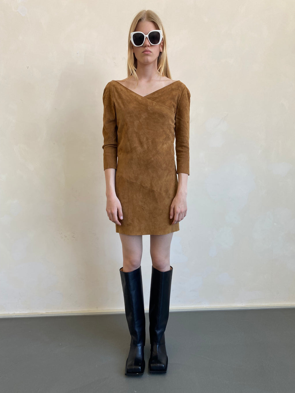 Suede Dress