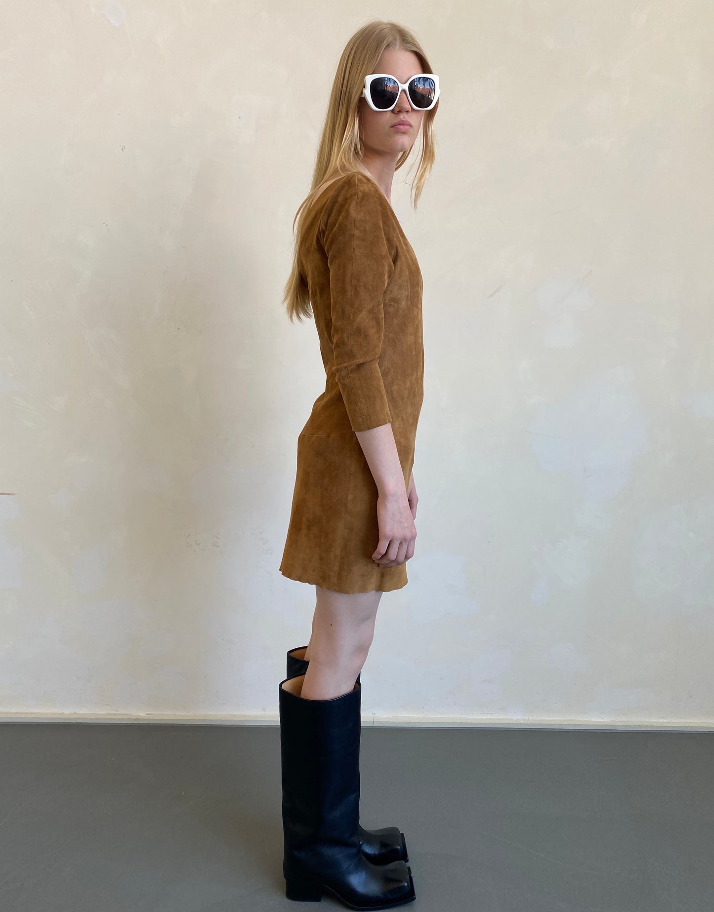 Suede Dress