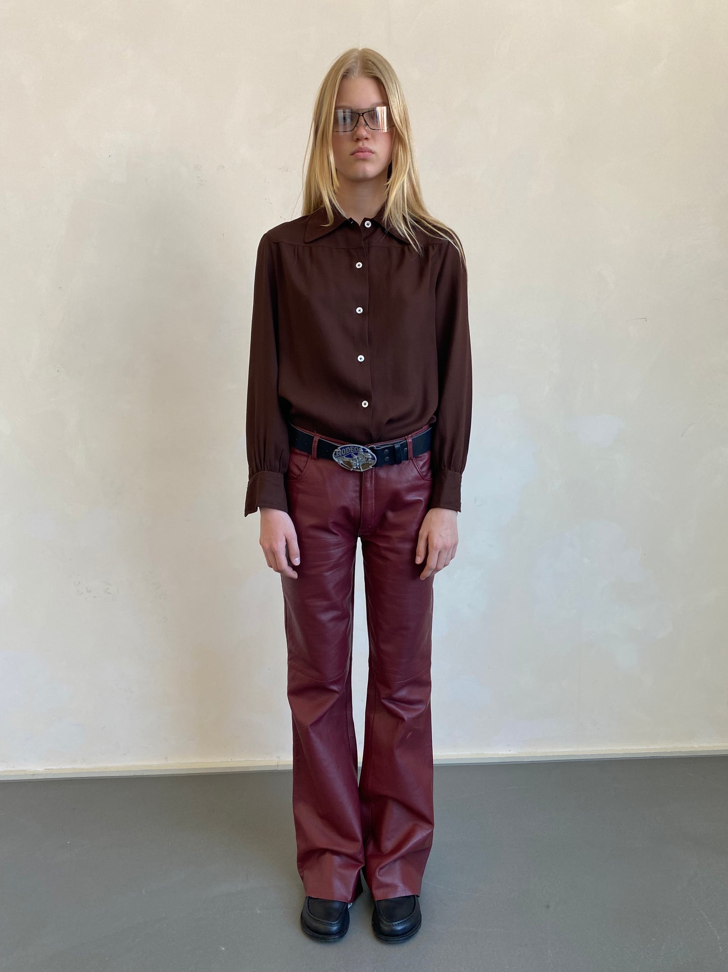 Burgundy Blouse
