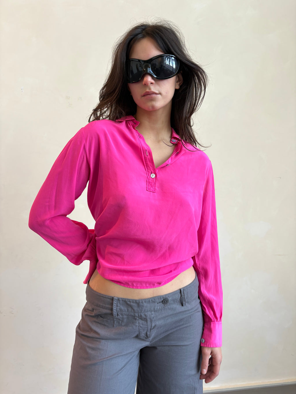 Fuchsia shirt