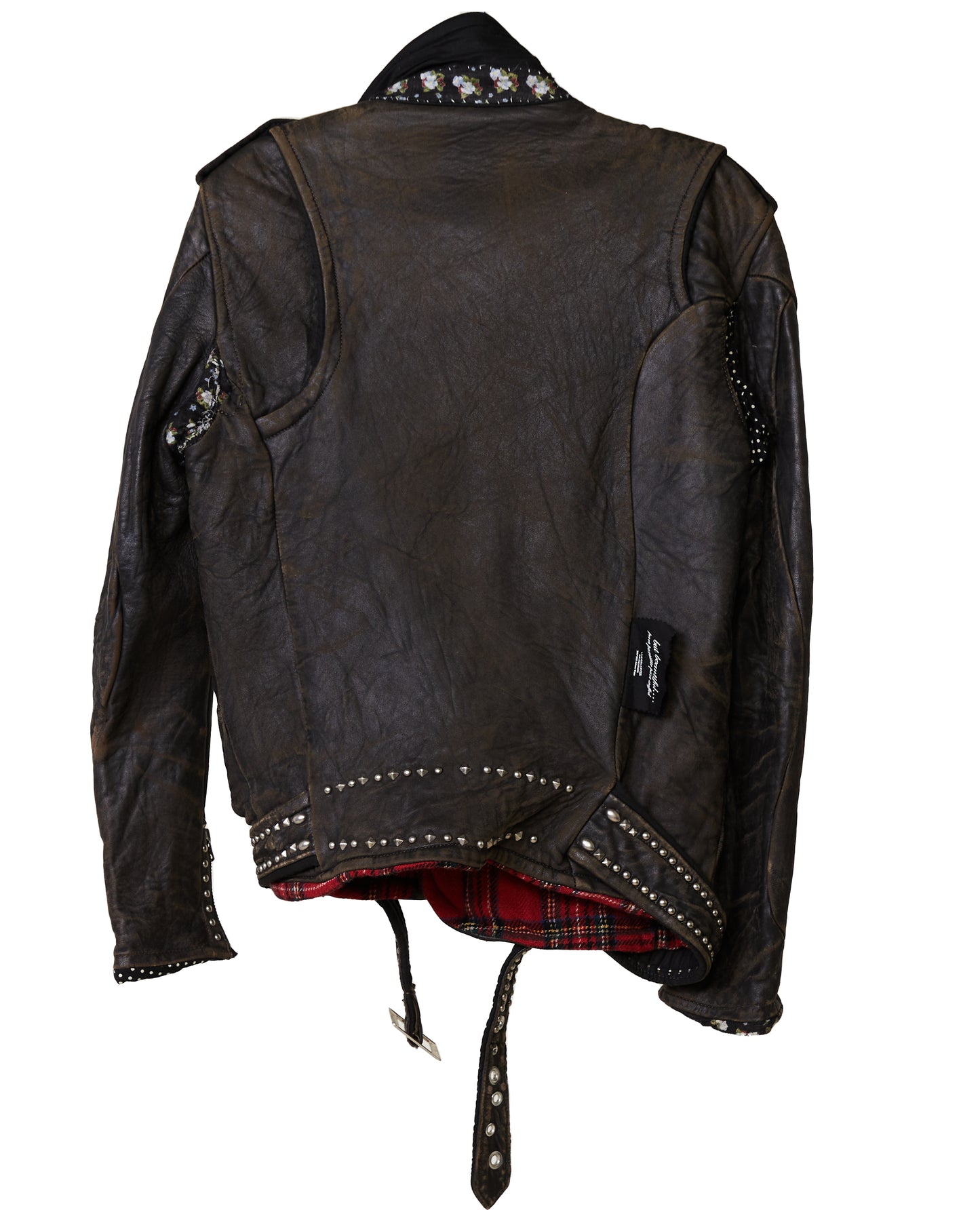 90’s Distressed leather jacket