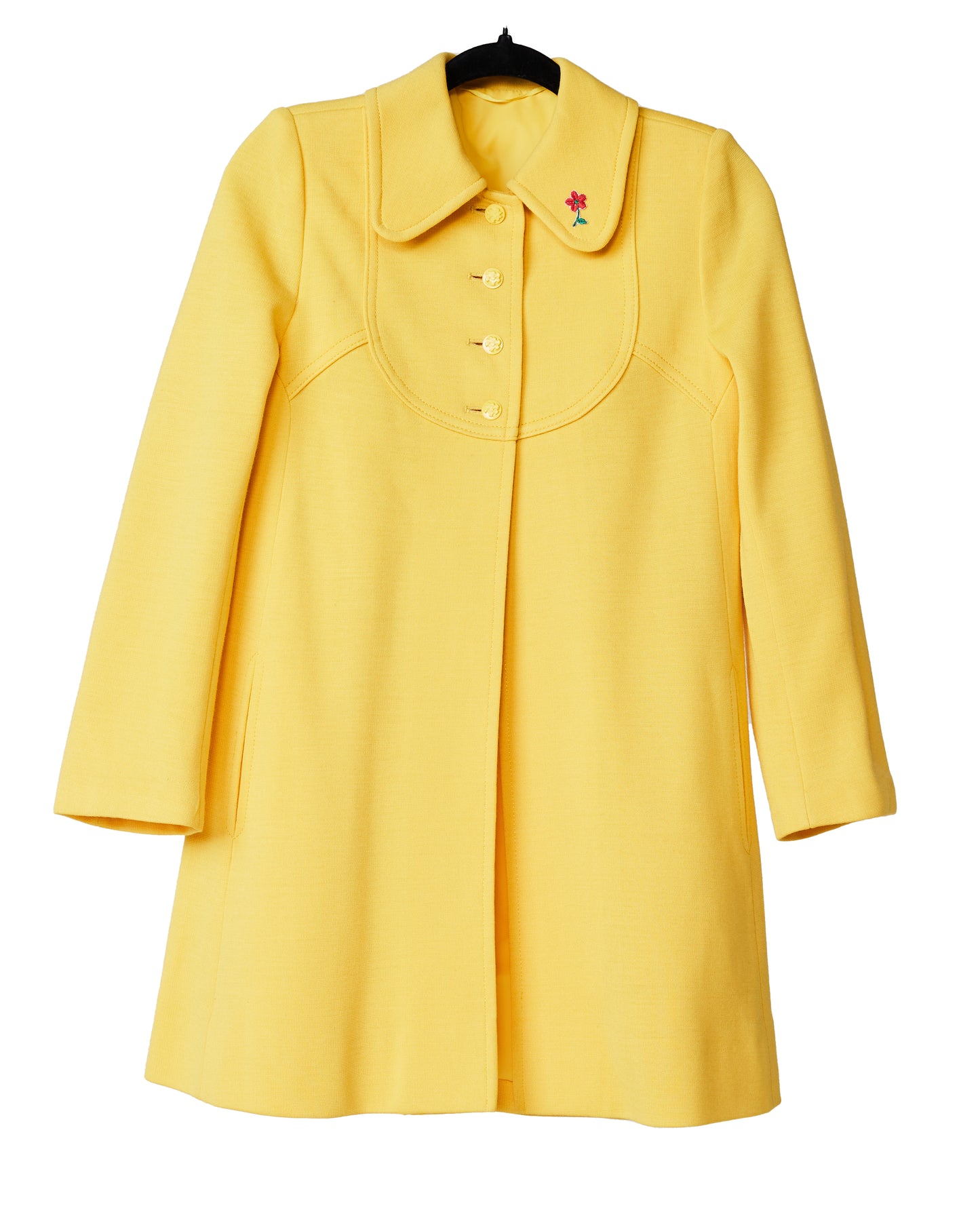 Yellow kids coats