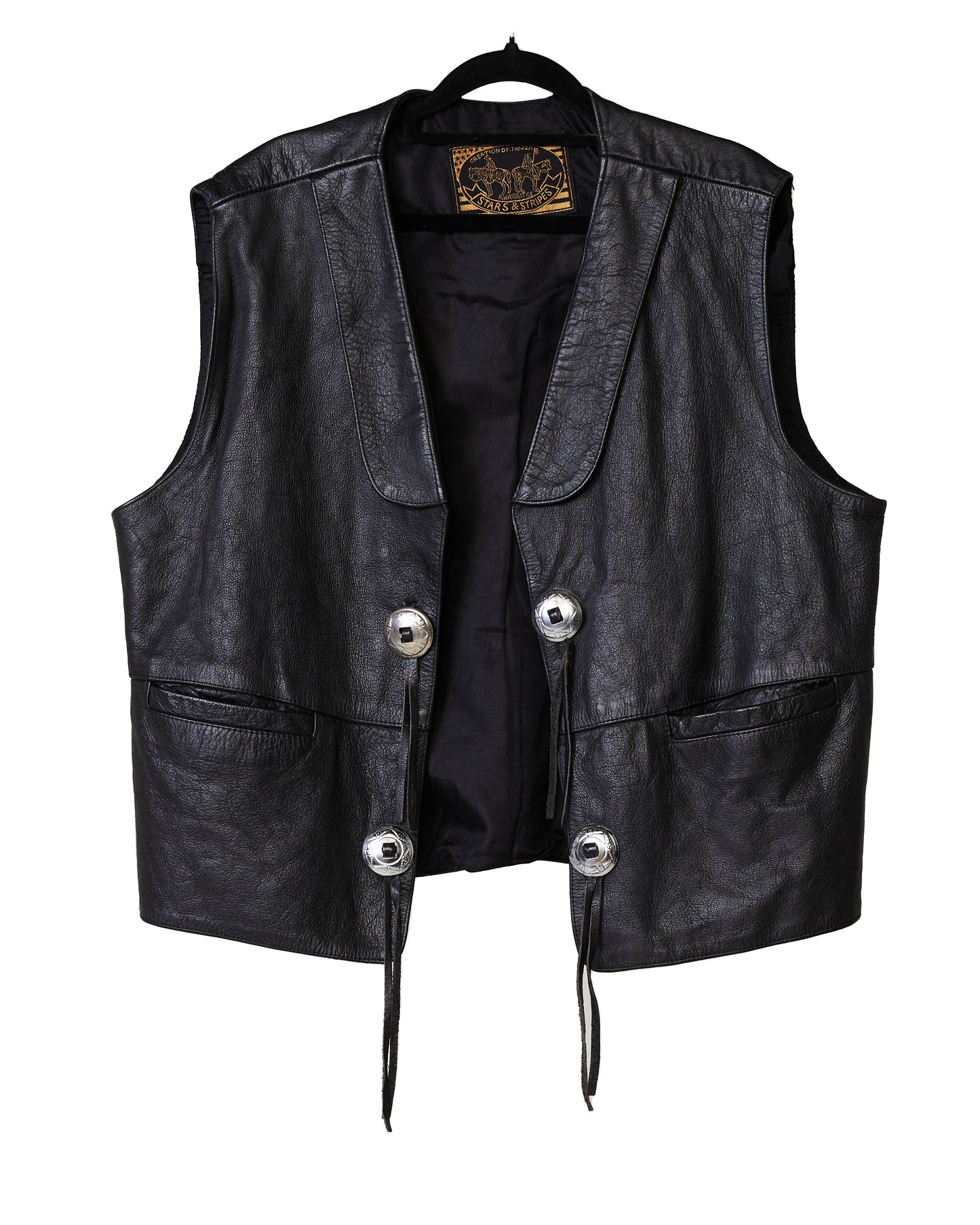 Leather vest