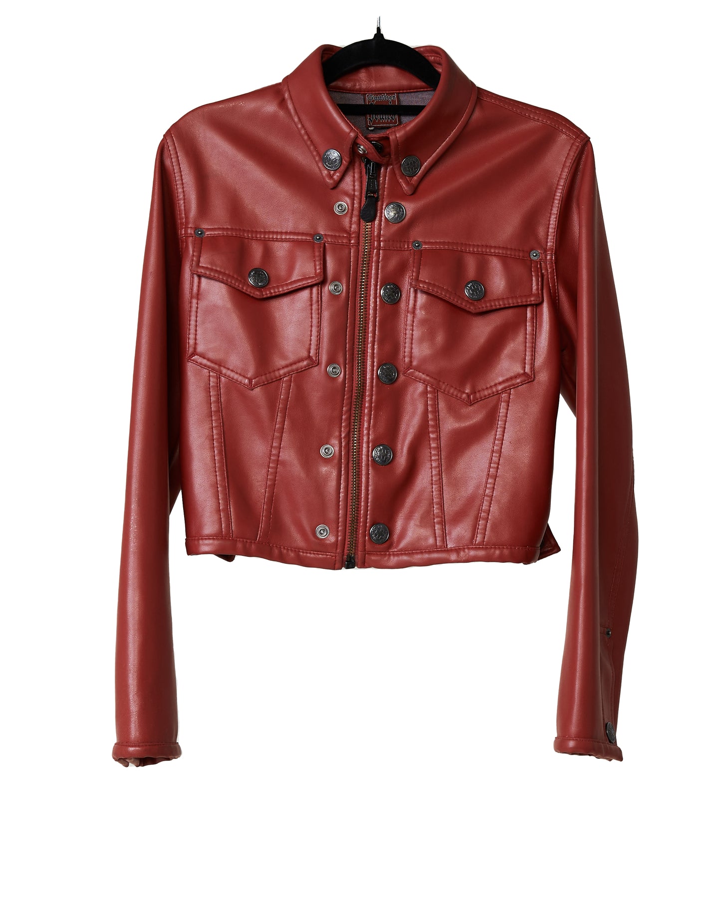 Jean Paul Gaultier faux leather jacket