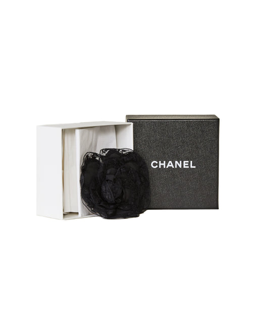 Chanel lace brooch